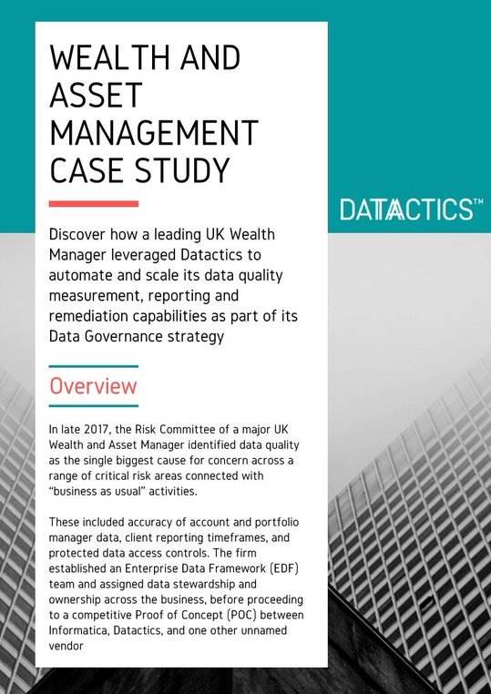 Case Study - Wealth Management