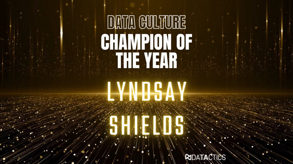 Data Culture Champion Award graphic