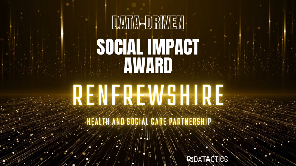 Data Driven Social Impact Award graphic